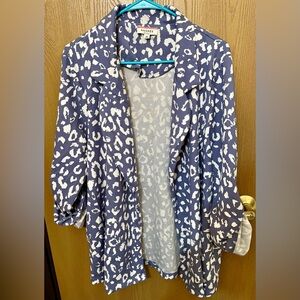 Blazer style cardigan - size 2x.  Boutique brand, very comfy!